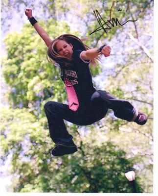 Autographe d'Avril Lavigne